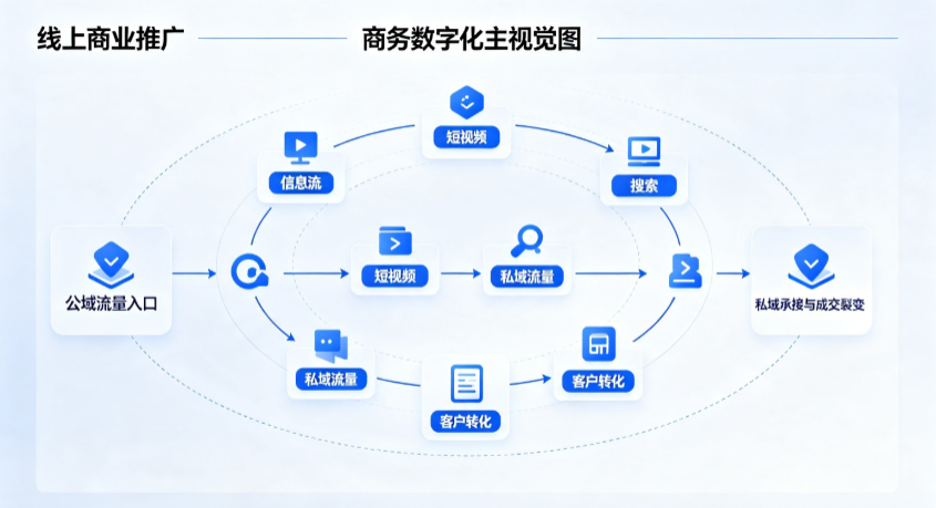 甘德县线上商业推广怎么做？全域流量闭环搭建与低成本转化实战指南